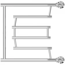 Полотенцесушитель универсальный Двин "D" pobeda 50*60 1" хром