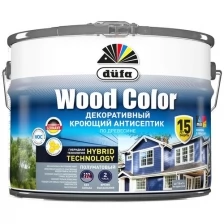 Антисептик кроющий для древесины Dufa Wood Color полуматовый (2,5л) темный шоколад